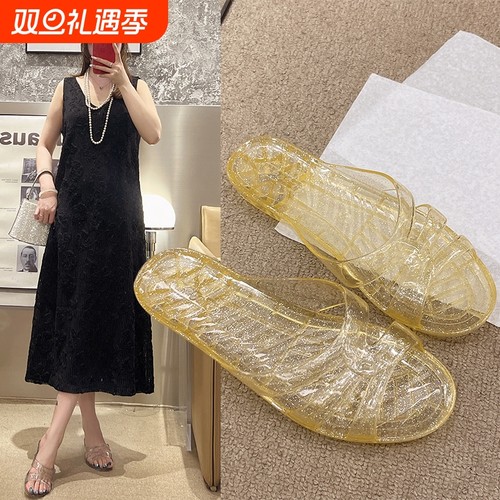 透明防滑女士凉拖|超1.3万次加购