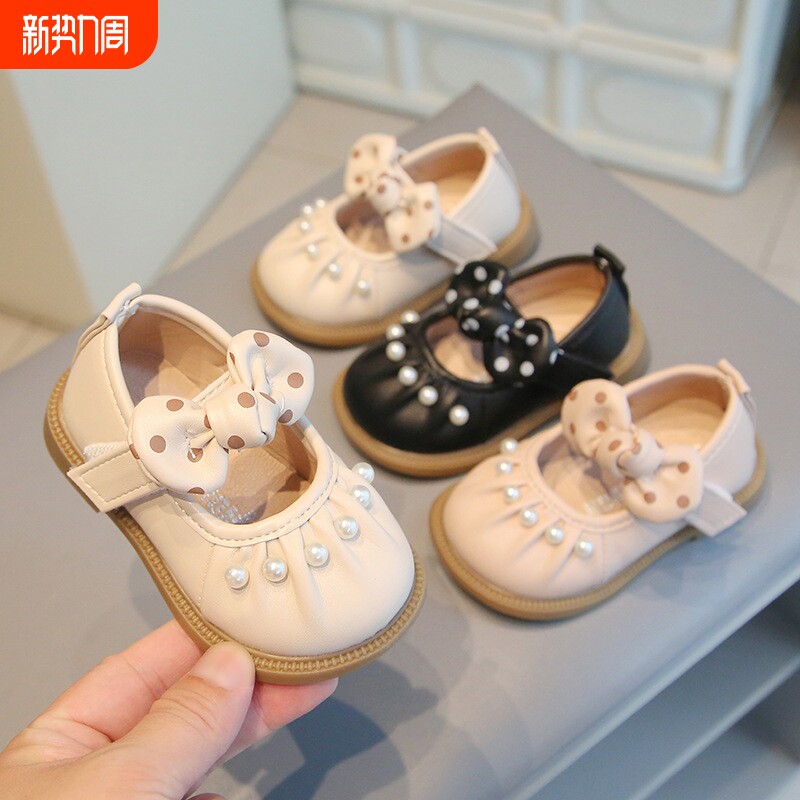 女童皮鞋儿童公主鞋宝宝单鞋1一2岁婴儿软底学步鞋女孩舞蹈单鞋