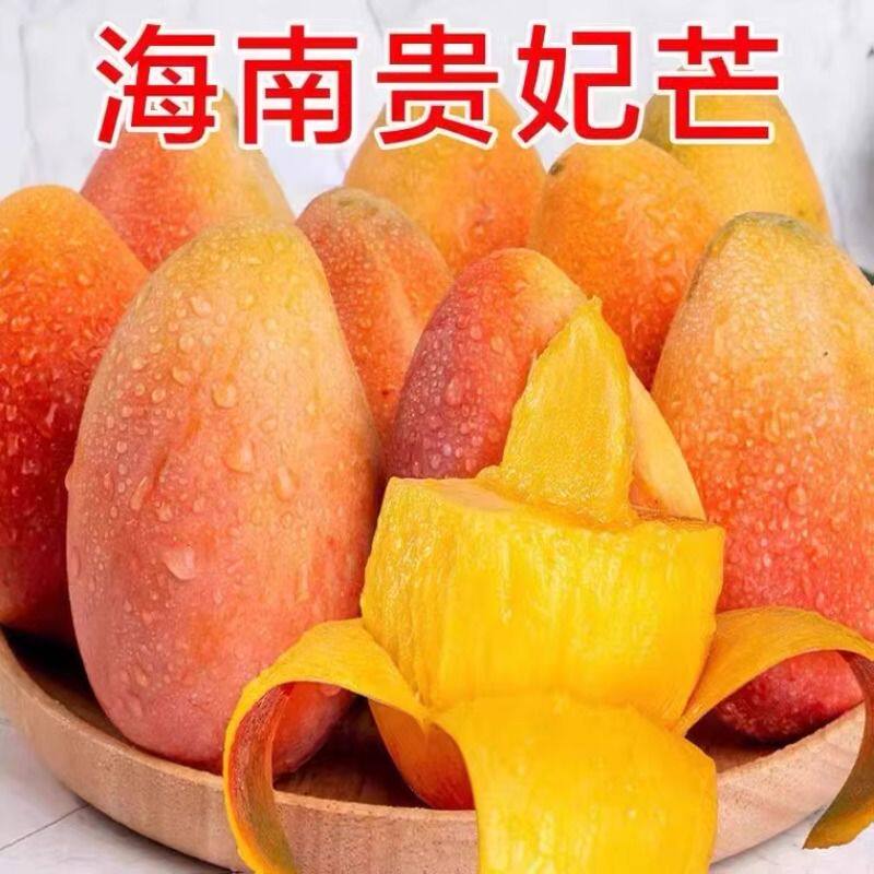 正宗海南贵妃芒大贵妃热带水果整箱9斤大果现货红金龙甜心芒芒果