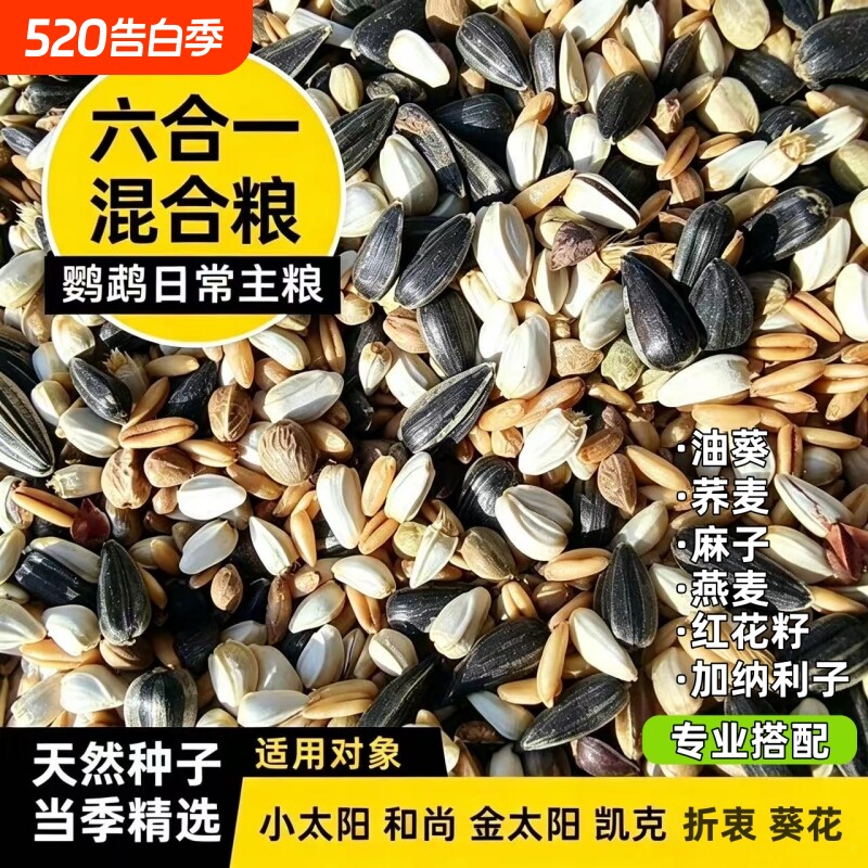 小太阳专用鸟粮和尚鸟饲料真空装营养鸟食种子粮混合粮粮食八哥
