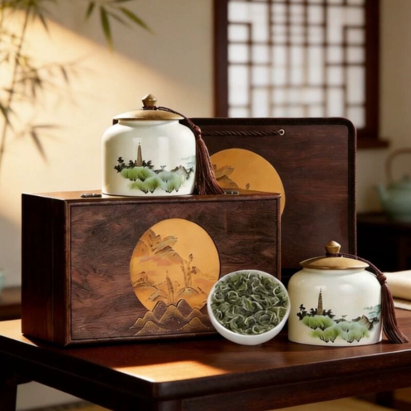 茶叶礼盒装碧螺春绿茶原产好茶节日送礼送长辈2026新茶高档佳品图片