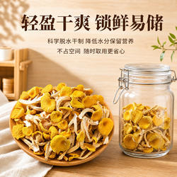 东北野生榆黄蘑干货农家晾晒长白山特产鸡油菌新货无硫煲汤金黄蘑