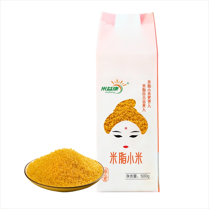 米益康米脂黄小米真空包袋500g