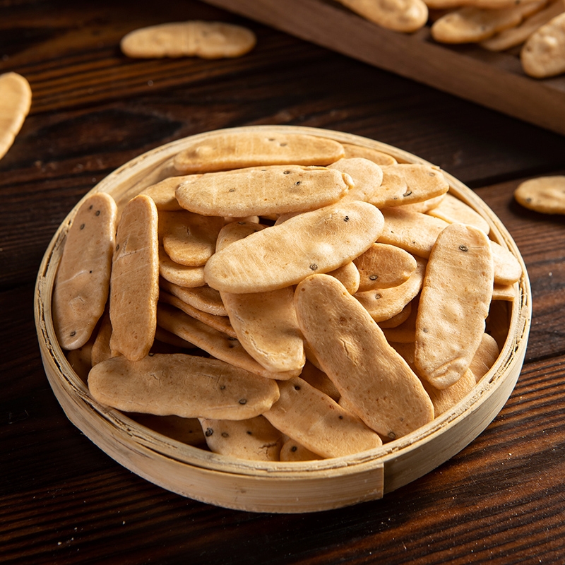 手工炒年糕片爆米花年糕胖条非油炸健康特产怀旧小孩老人零食炒货