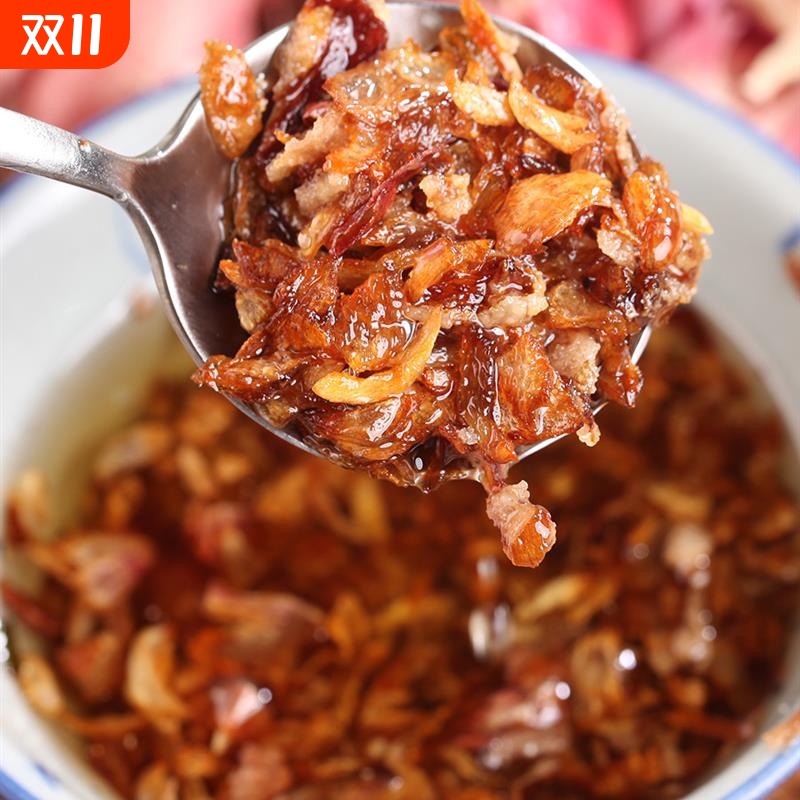 潮汕宗广东闽南红葱香酱红葱油酱葱头油蒜头酥葱油拌面专用酱调料