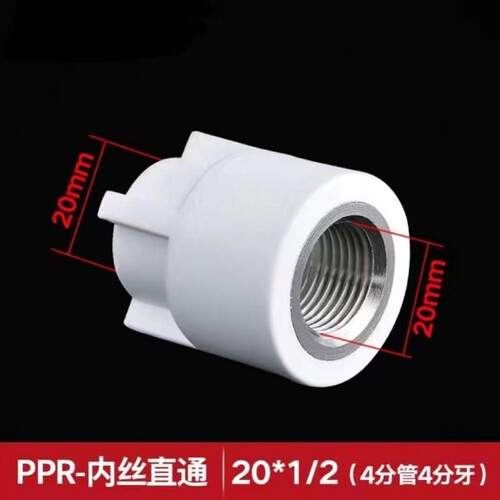 PPR水管配件热熔管4分25