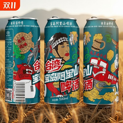 宝岛阿里山经典啤酒500ml大容量