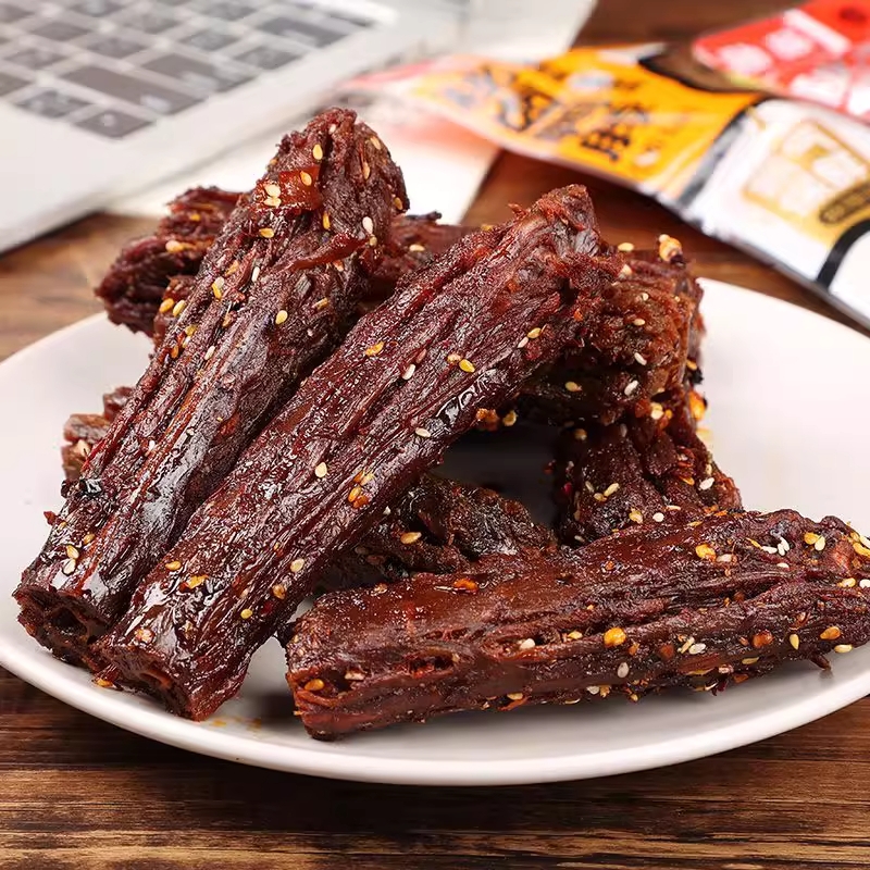 手撕风干酱烤鸭脖追剧零食