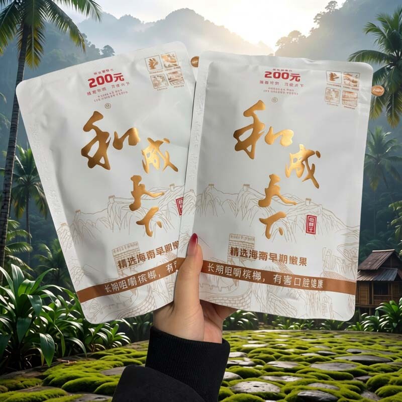 高端正品槟榔200元尊享白色包门店同款海南特产批发