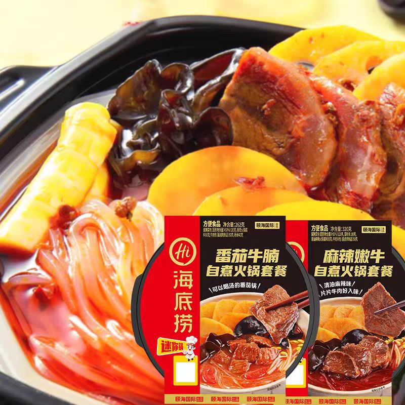 海底捞 自煮火锅套餐麻辣嫩牛番茄牛腩经典自热火锅速食实惠