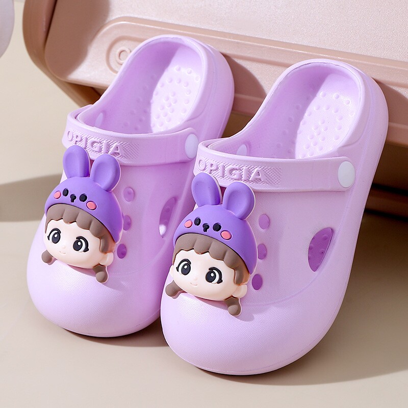 2025爆款儿童拖鞋EVA洞洞鞋女童宝宝凉拖鞋夏季洗澡防滑室内外