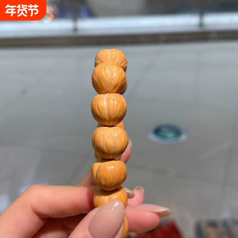 新款全品猴头拉丝屁桃爱心亮面款高端盘玩手串手链文玩时尚饰品