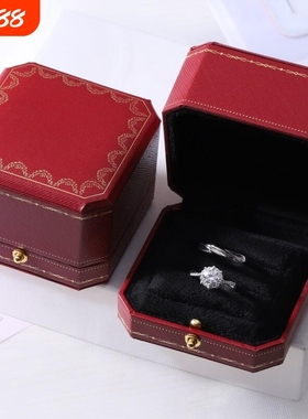 戒指结婚真一对星织款对戒假钻戒活口女戒求婚结婚拍照仪式道具