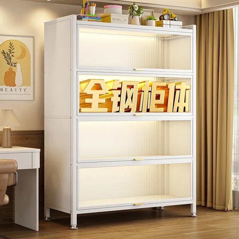 书架厨房置物架多功能落地阳台家用碗柜收纳柜子多层储物橱柜杂物