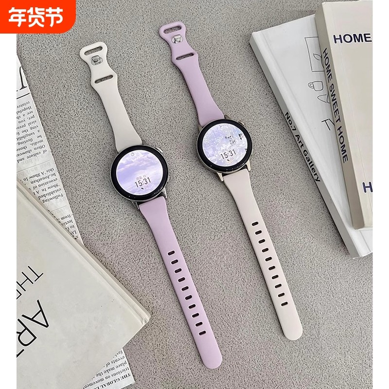 通用硅胶橡胶运动手表表带20/22mm手表带男女替换配件原装男女