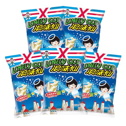 浪味仙70g*6袋蔬菜味居家办公室夜宵解馋休闲大包装膨化小零食品