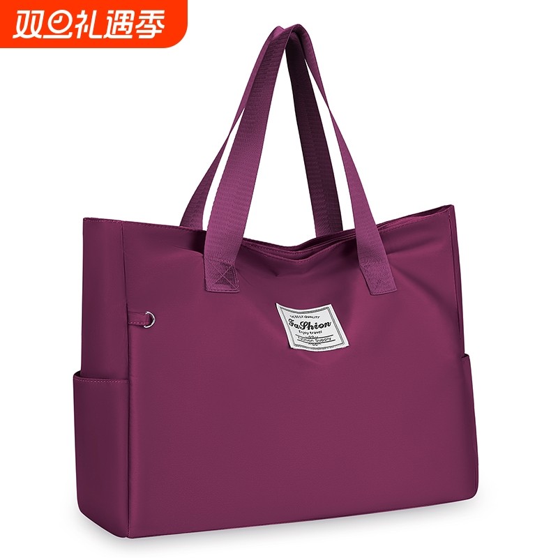 2024新款牛津布休闲帆布包包包女时尚外出韩版大容量上班族手提袋