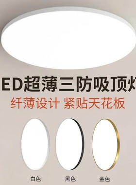 广东中山LED圆形超亮简约卧室灯
