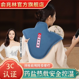 俞兆林颈椎加热敷电热护肩护颈海盐粗盐热敷理疗艾灸盐袋肩颈艾草