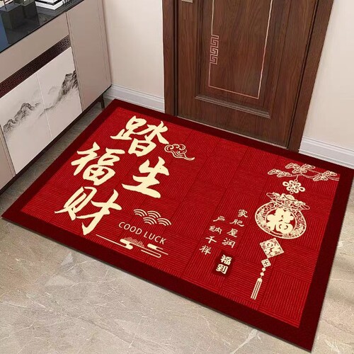 入户门垫进门乔迁新居红色地毯