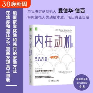 内在动机爱德华自主掌控人生的力量颠覆依靠奖励和惩罚的激励方式在焦虑和重压之下重新发现真正自我正版书籍决定理论