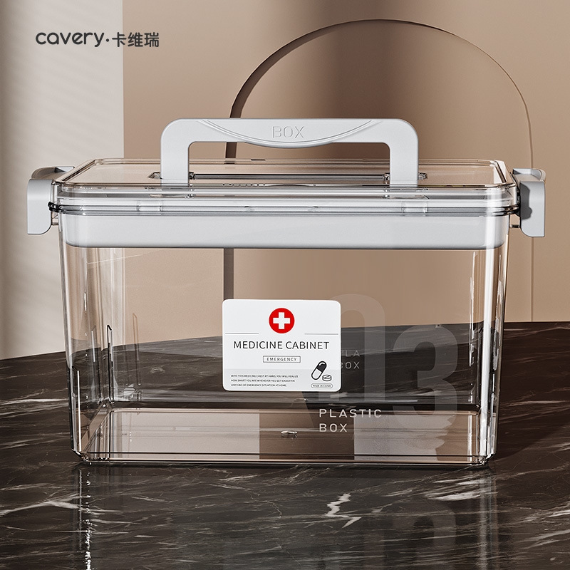 日本医药箱家庭装多层大容量