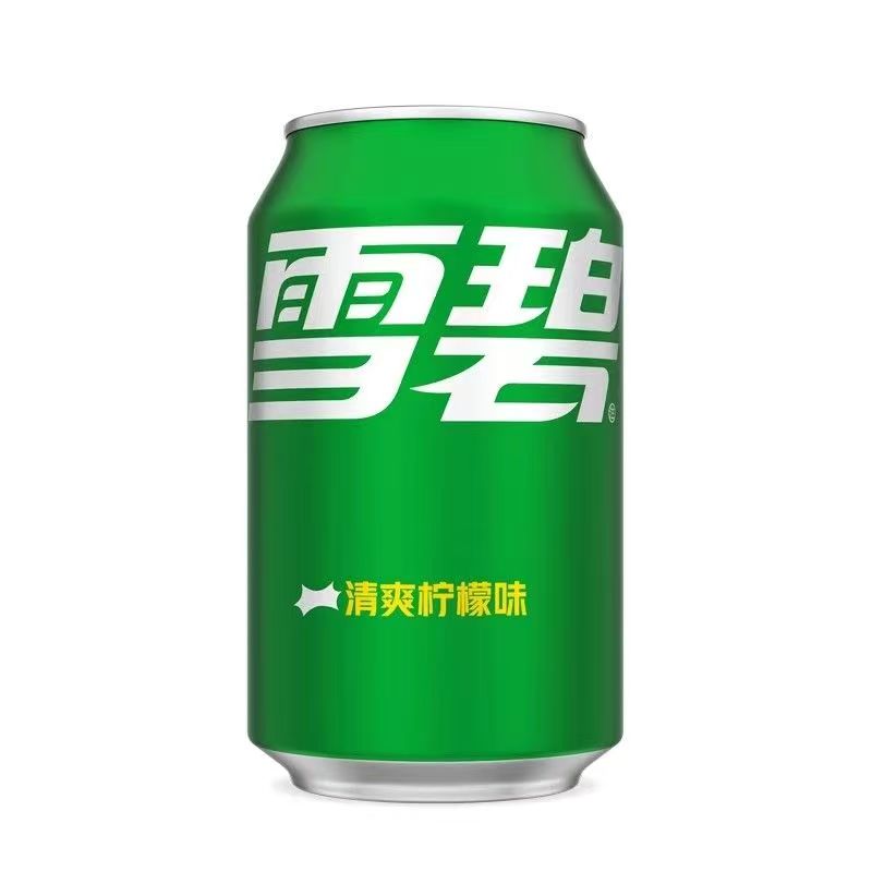 可口可乐雪碧330ml*24瓶罐装清爽柠檬味汽水碳酸饮料整箱新日期