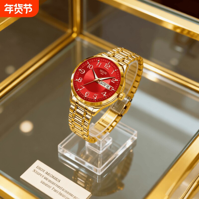 全自动名牌手表男士非机械表学生潮流镂空全自动十大防水男款正品