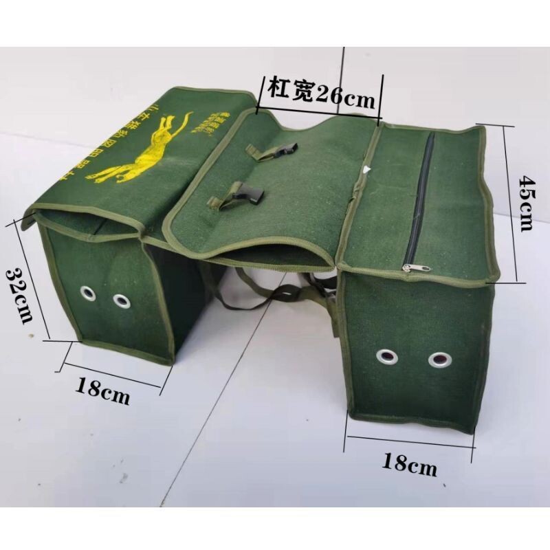 摩托车驮包侧边包挂包帆布快递包电动车踏板车尾包马鞍工具包邮包