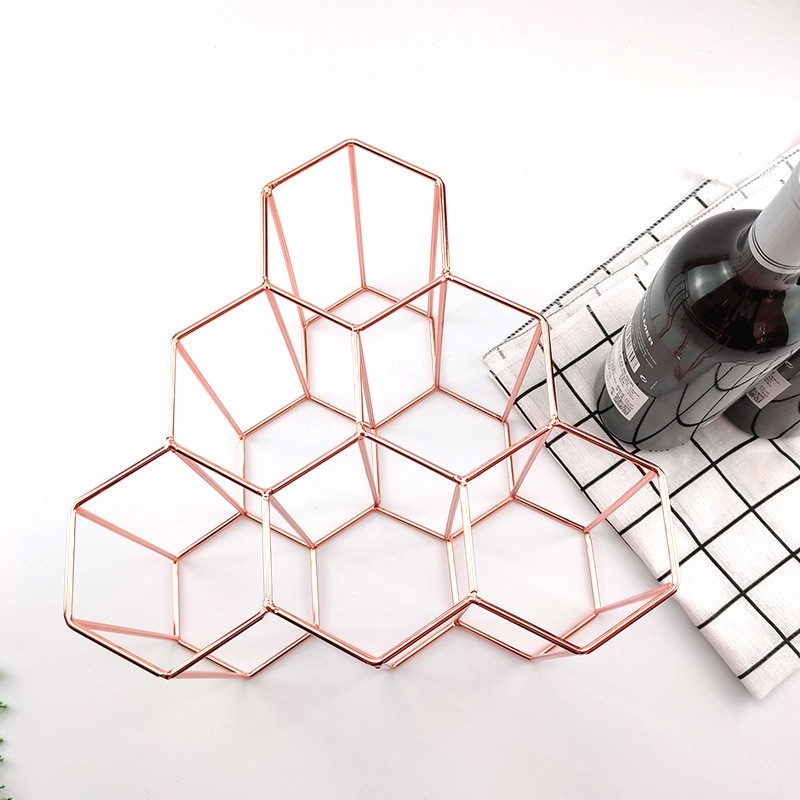 欧式铁艺红酒架 客厅酒柜展示架 红酒葡萄酒架 金属家饰酒吧摆件