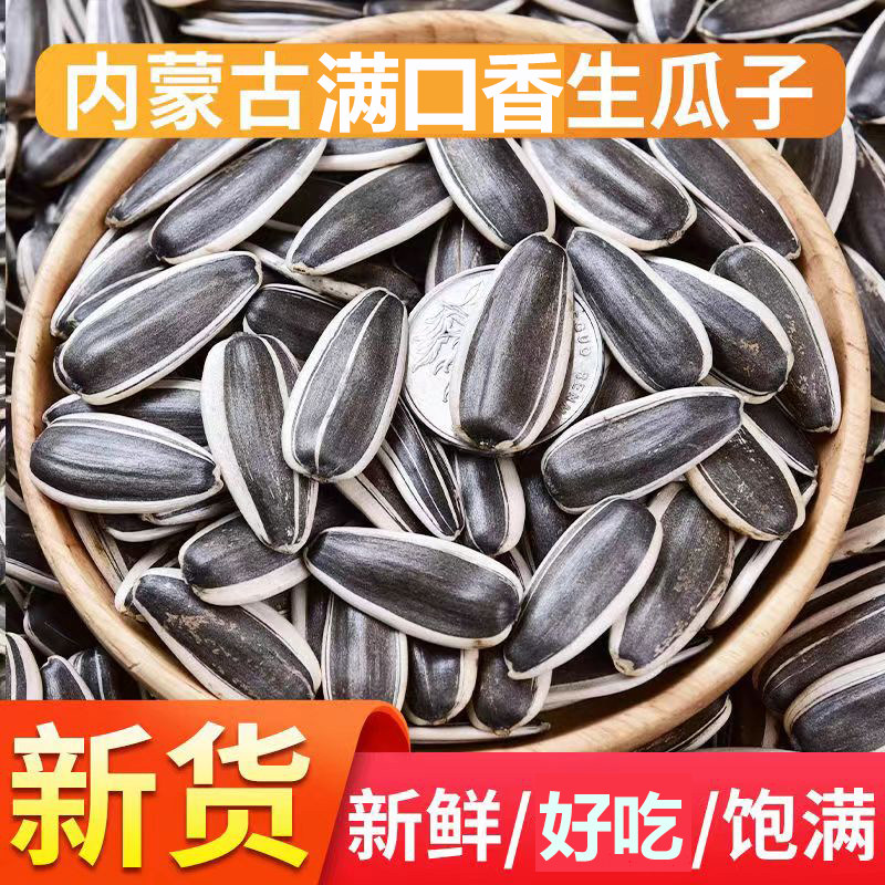 内蒙古原味炒熟葵花籽大颗粒瓜子5斤零食葵花子新货2026葵花盘