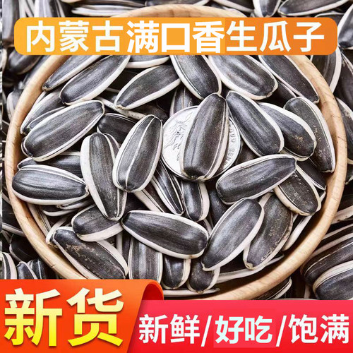 内蒙古原味炒熟葵花籽大颗粒瓜子5斤零食葵花子新货2026葵花盘