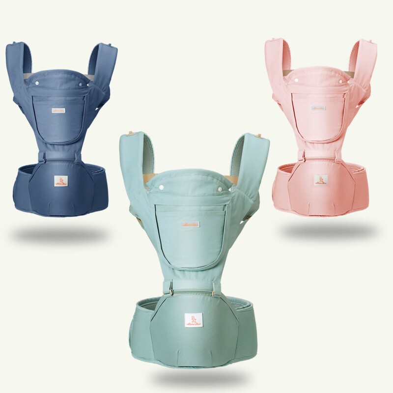 happywalk品牌婴儿背带宝宝腰凳多功能儿童背袋抱娃神器用品