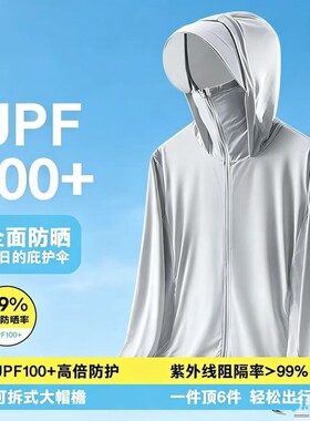 冰丝防晒衣男网眼夏季薄款防紫外线户外运动防晒服速干冰凉一夏天