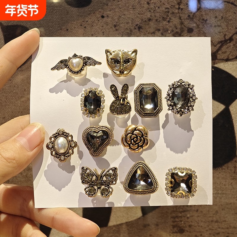 “复古巴洛克”洞洞鞋通用配饰立体鞋花适配Crocs鞋花鞋扣 可拆