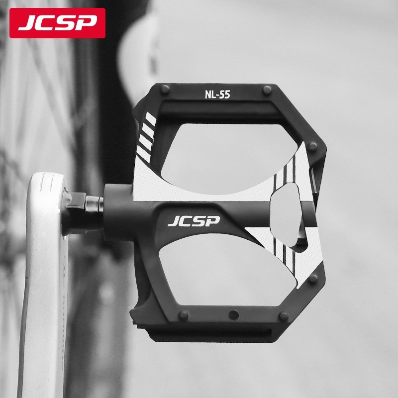 跨境选款自行车脚踏公路车耐磨尼龙培林快拆脚蹬折叠车轴承脚踏板