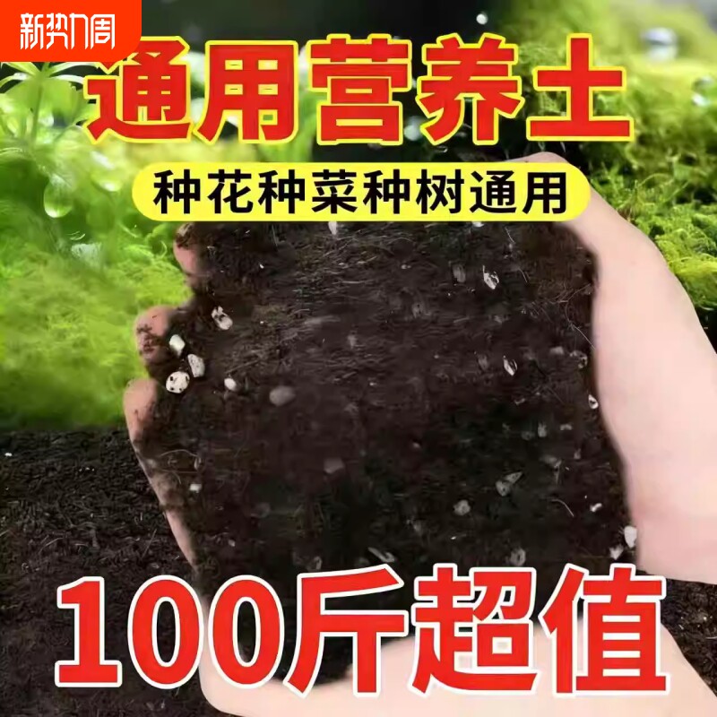 营养土家用养花种菜专用土多肉盆栽通用型种植土园艺土壤花土肥料