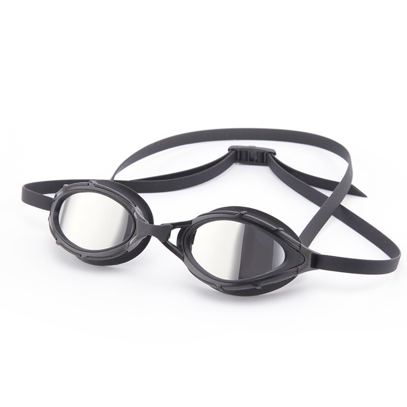 跨境成人偏光镜片防雾电镀游泳镜 大视野游泳镜潜水镜 厂家现货