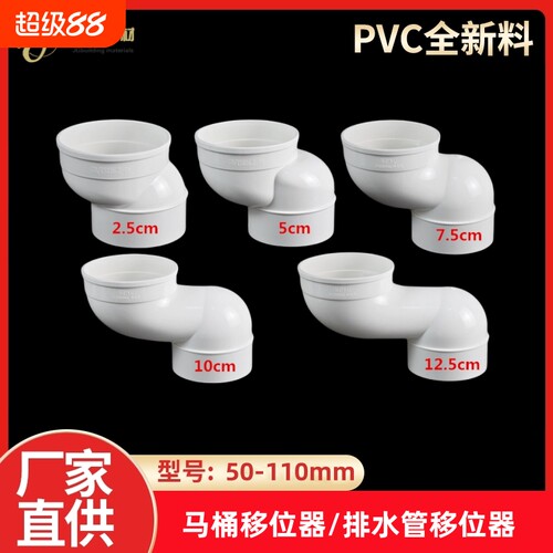 PVC马桶移位器扁管|超4000次加购