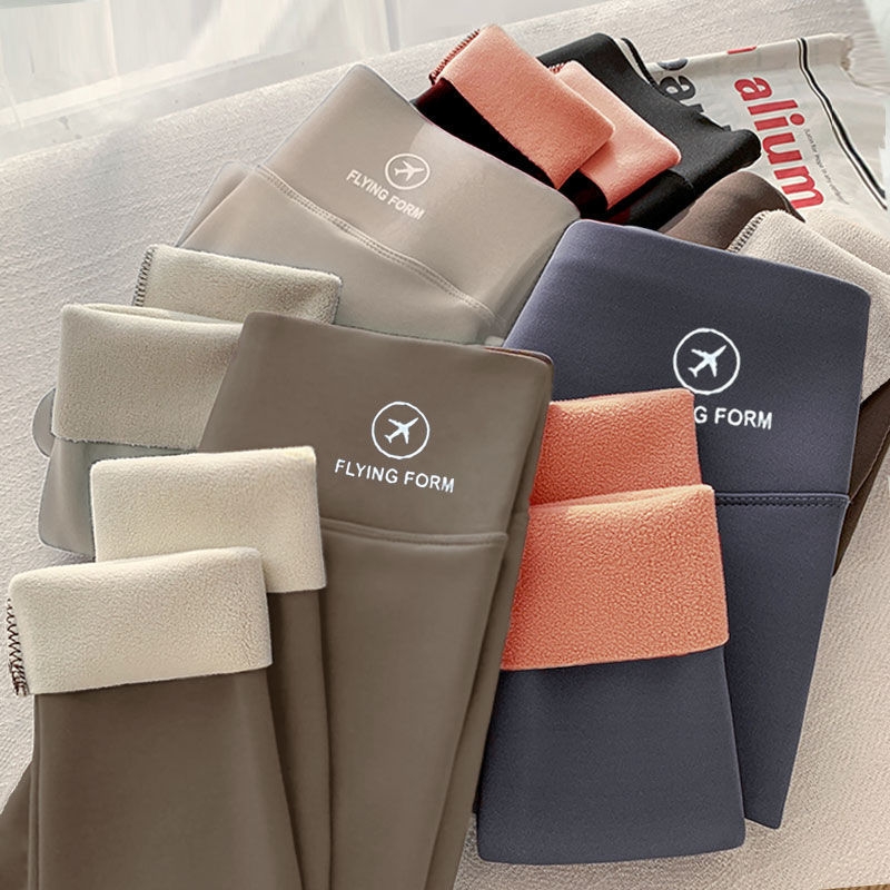 加绒鲨鱼裤女外穿2025新款秋冬季加厚保暖棉裤冬款紧身打底裤塑形