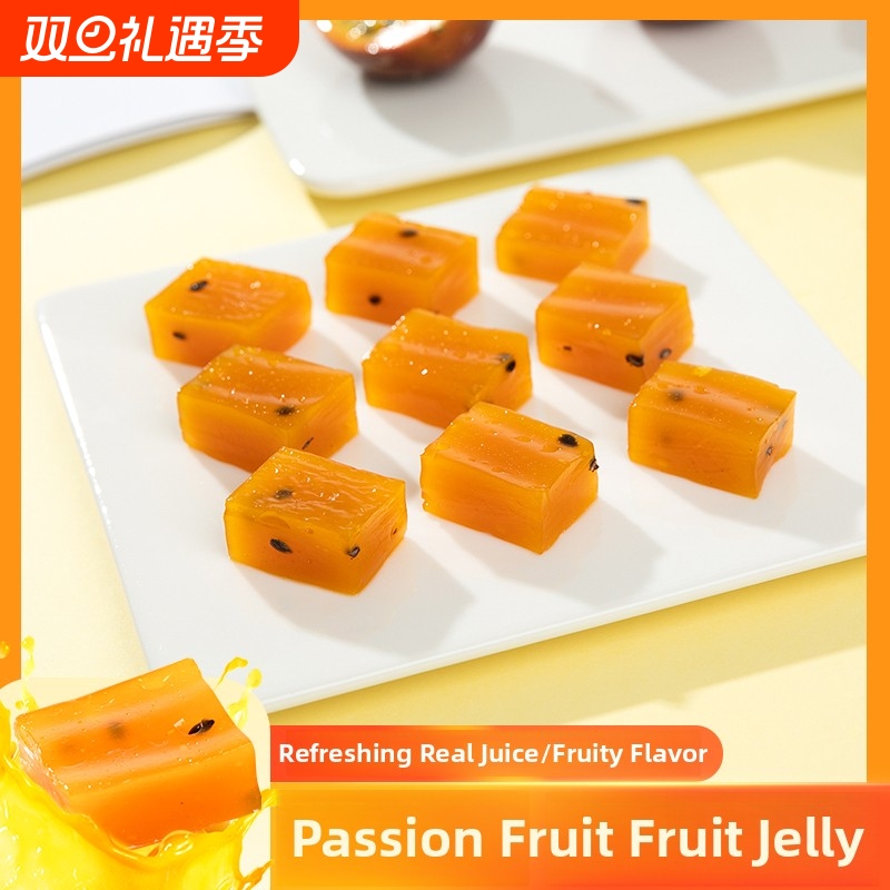 小丽手工食品笔记百香果软糖[六酸]鲜果汁休闲办公室糖果零食