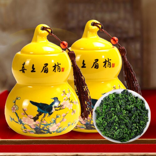 铁观音茶叶兰花香葫芦罐50g