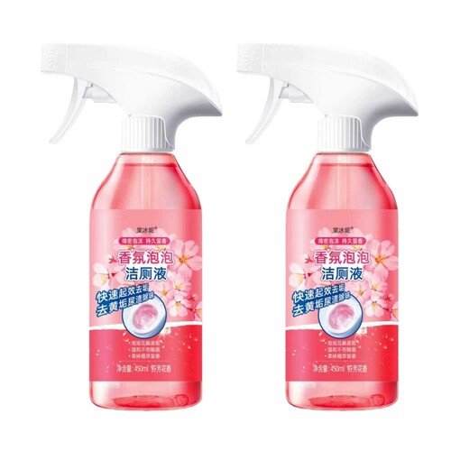 香氛洁厕泡泡除味去垢450ml2瓶