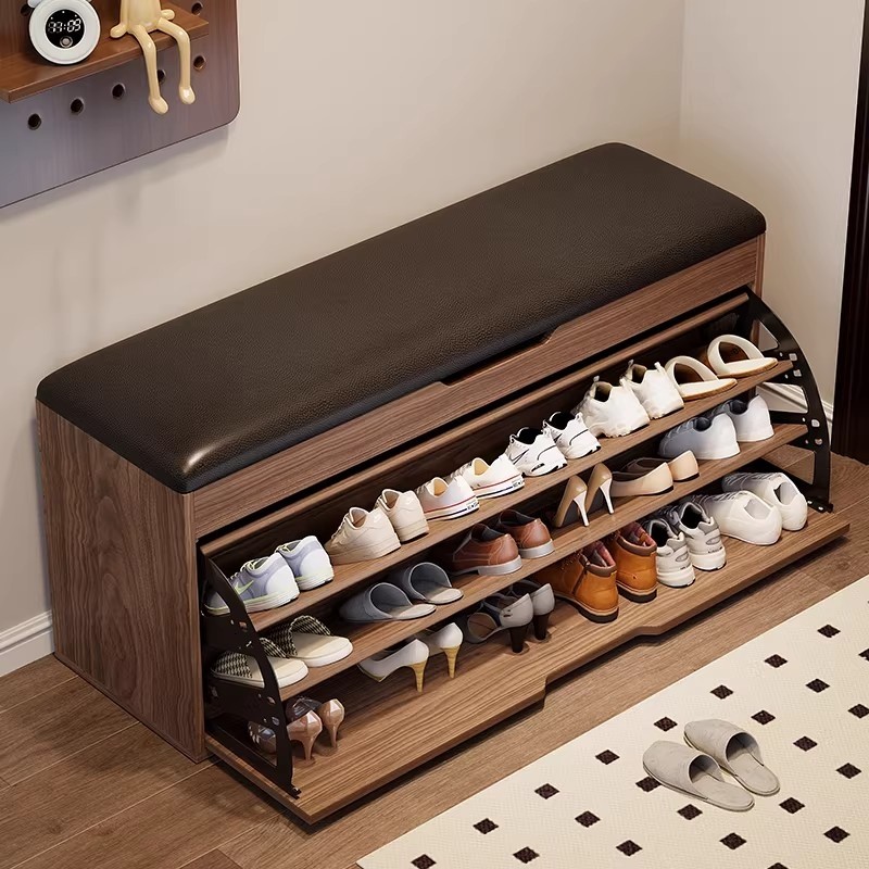 换鞋凳家用门口鞋架可坐入户鞋柜坐凳一体玄关储物凳子进门穿鞋凳
