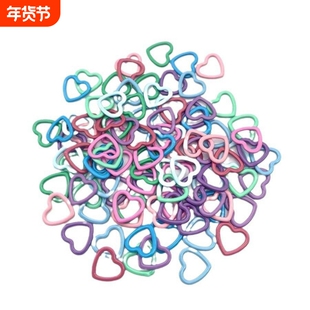 编织工具毛线编织几何记号扣棒针定位扣钩织开口金属弹簧圈手机环