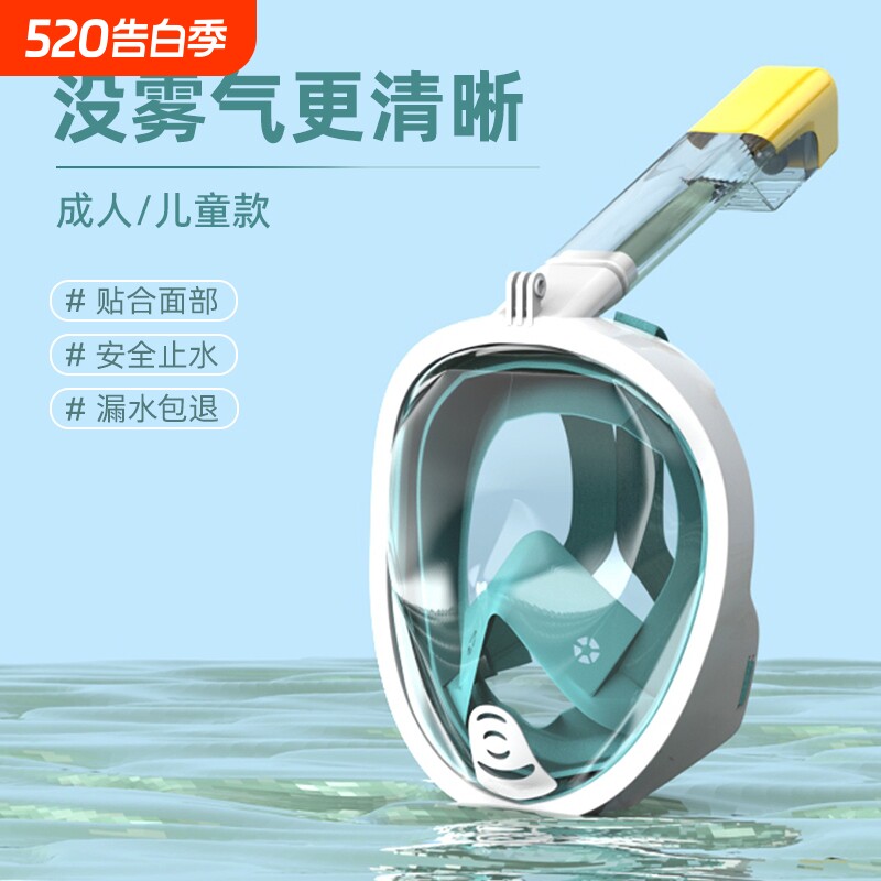 COPEZ0浮潜面镜面罩水下潜水镜呼吸管套装近视游泳装备防水防雾