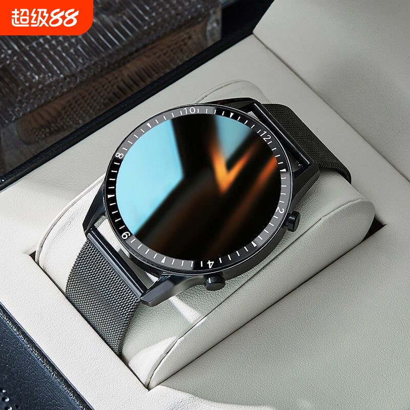 智能手表商务可接听电话运动心率血压手环蓝牙多功能监测实时健康检测