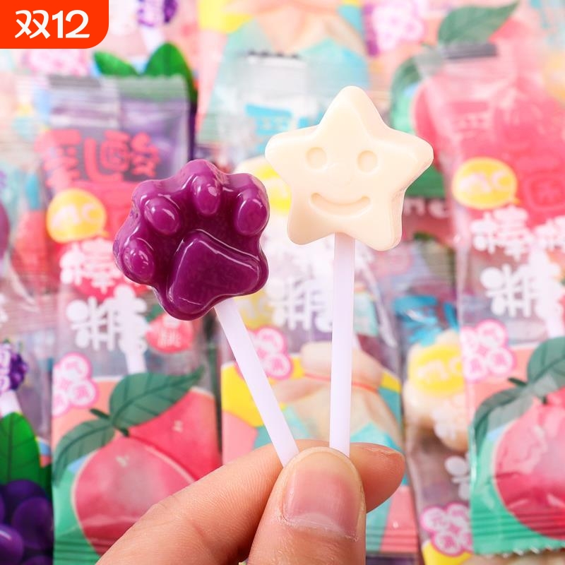乳酸菌维C棒棒糖网红爆款高颜值糖果奖励学生小零食喜糖散装
