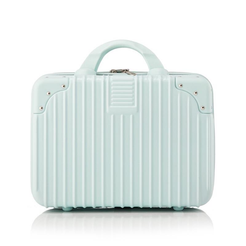 手提箱子小行李箱14寸伴手礼包装小型迷你收纳包可挂行李箱子母包