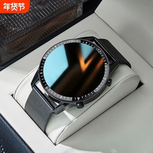 智能手表商务可接听电话运动心率血压手环蓝牙多功能监测实时健康高清检测显示跑步睡眠大屏穿戴连接血氧微信